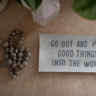 Good Things Decoupage Plate