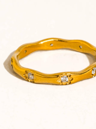 Vendome 18K Gold Starburst Ring