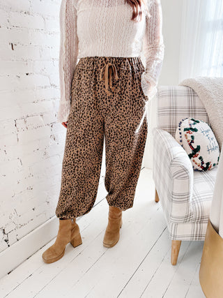 Leopard Jogger Pants