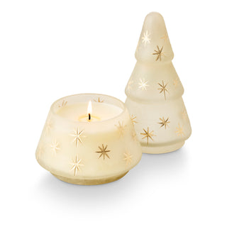 Winter White Frosted Star Glass Tree *in store only*