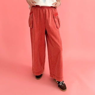 Sweet Jane Striped Cargo Pants