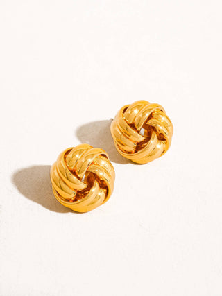 Woven Classic Stud Earrings