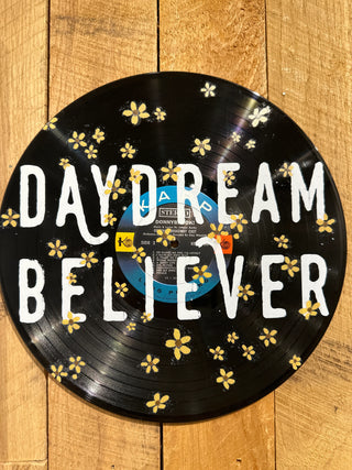 Daydream Believer One-Of-A-Kind Repurposed Vinyl Art