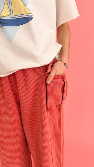 Sweet Jane Striped Cargo Pants