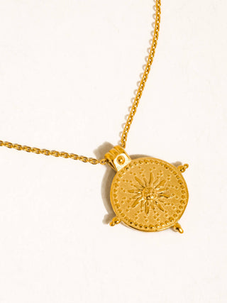 Berlin 18K Gold Medallion Necklace