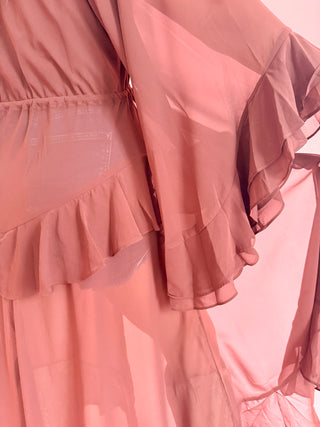Draped Long Sleeve Duster