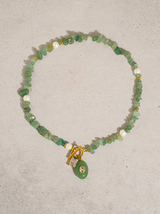 Carrie Stone Charm Necklace