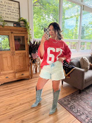 Red Jersey Tee