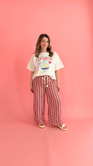 Love Don't Cost a Thing Striped Pants