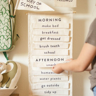 Routine Chart Wall Banner