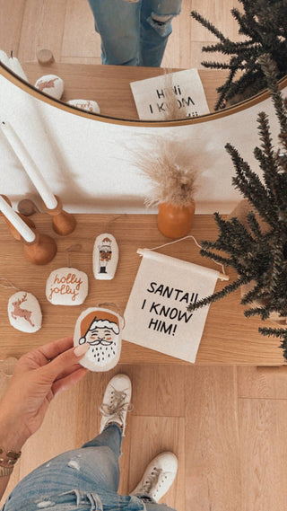 Santa I Know Him Wall Banner