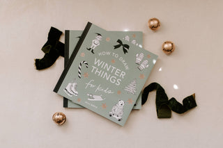 How to Draw Book Winter Things for Kids