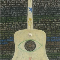 Vertical Guitar (Legends #2)  Art Tile