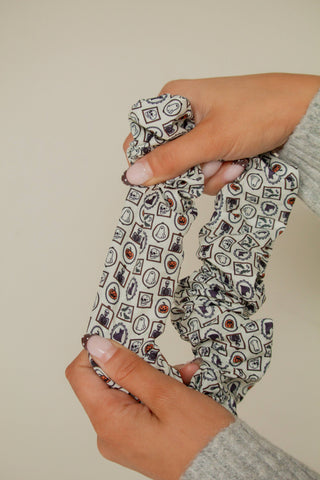 Halloween Stamps Jumbo Scrunchie
