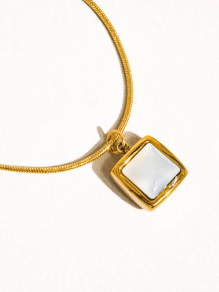 Shell Squared Necklace