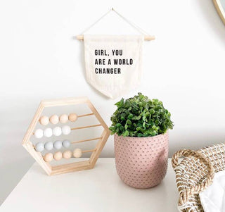 World Changer Canvas Wall Banner
