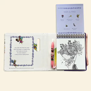 Watercolor With Me: A Reusable Coloring Book