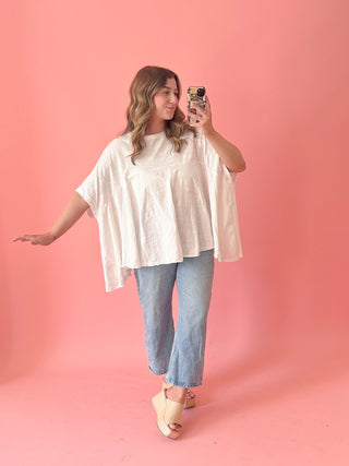 Willow Oversized Short Sleeve Tunic