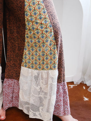 Salem Patchwork Wide Leg Pants