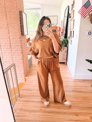 Polka Dot Casual Set