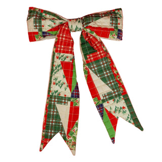 Christmas Patchwork Bow