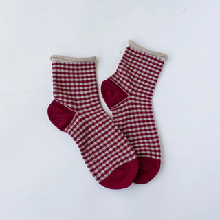 Gingham Collection Socks