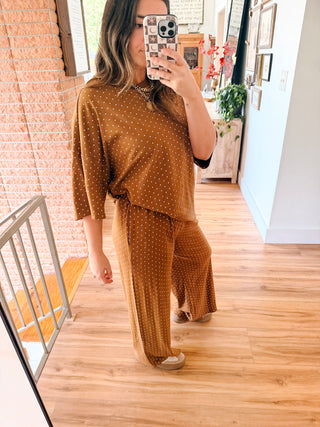Polka Dot Casual Set