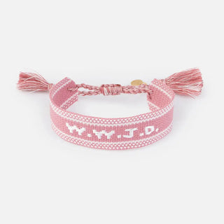 Embroidered WWJD Bracelet (more colors)