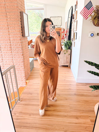 Polka Dot Casual Set