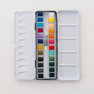 24 Color Watercolor Paint Palette