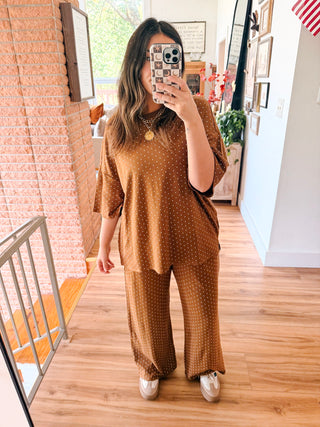 Polka Dot Casual Set