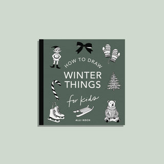 How to Draw Book Winter Things for Kids