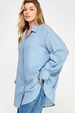 The Liv Button Down Tunic (two colors)