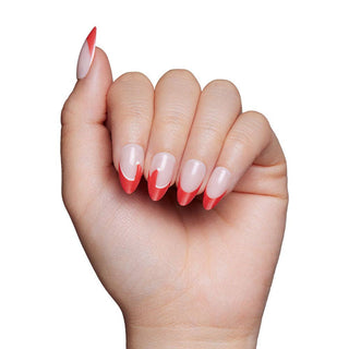 Mrs. Claus Press-On Nails | Short Almond