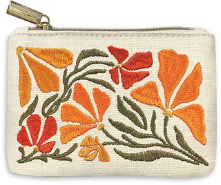 Flower Market Mini Zipper Pouch