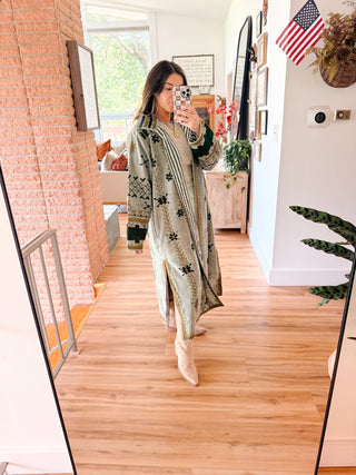 Verity Embroidered Trench Coat