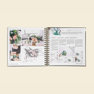 Spiral Bound How-to Watercolor Book: Modern Watercolor Botanicals
