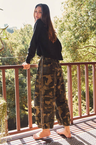 Camo Drawstring Joggers