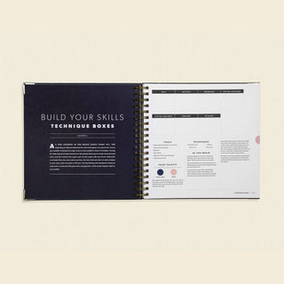 Spiral Bound How-to Watercolor Book: Modern Watercolor Botanicals