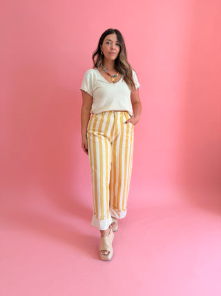 Boardwalk Cuffed Wide Leg Pants