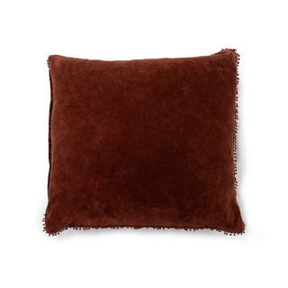 Washed Red Velvet Pillow