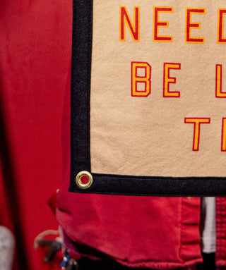 Give Me One Good Reason Why We Need To Be Like Them Camp Flag • Blink-182
