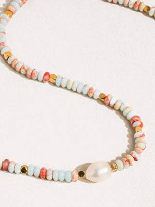 Luna Drift Pearl Necklace