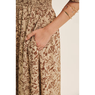 The Willow Fern Smocked Dress