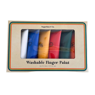 Washable Finger Paint Set