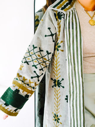Verity Embroidered Trench Coat