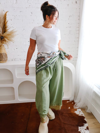 Rosemary Lace Balloon Pants