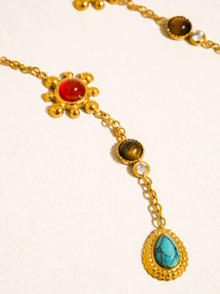 Arwen Gemstone Drop Earrings