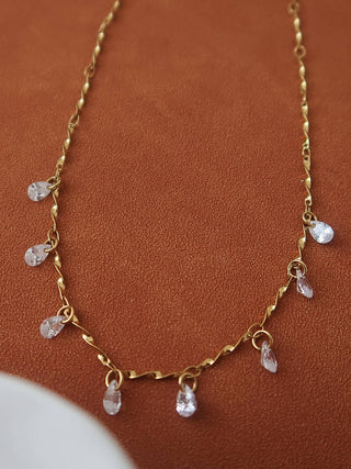 Evermore 18K Gold Teardrop Necklace