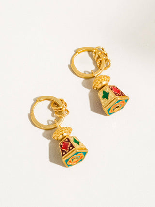 Colorful Lantern Drop Earrings